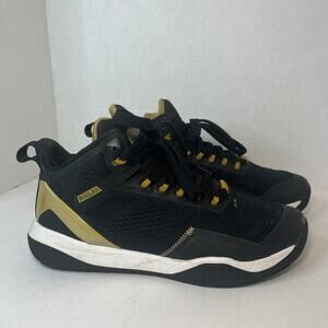 Moolah Kicks Women's Neovolt Pro Basketball Shoes Black Gold Size 9